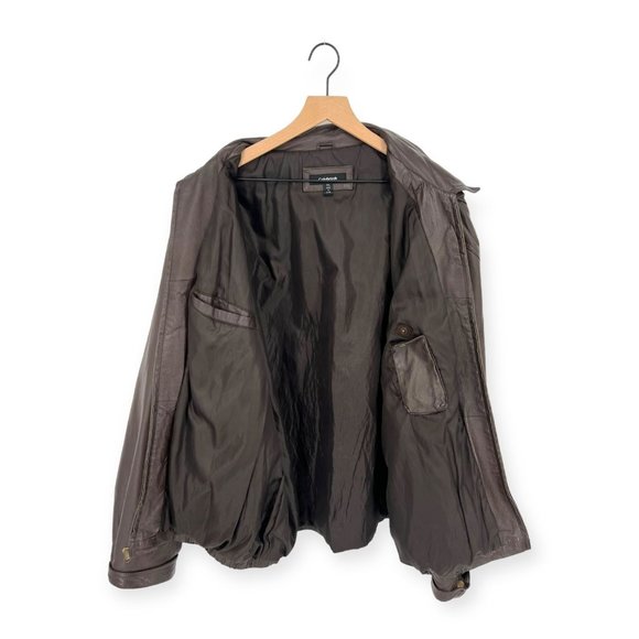Vintage Colebrook Zip-up Leather Jacket | Extra Extra Large - Picture 3 of 7